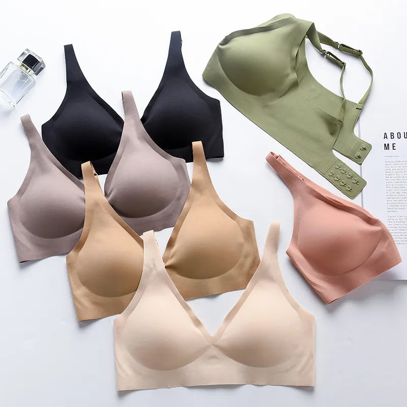 Seamless Bra Women Wire Free Brassieres Soft Intimate Women's Underwear Female Intimates Sexy Lingerie Underwear & Sleepwears Vedee