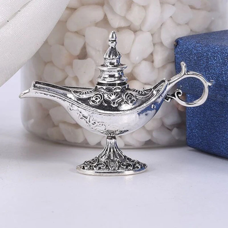 Wuli&baby Vintage  Aladdin Lamp Brooches Women Men 2-color Magic Light Party Casual Brooch Pins Gifts Vedee