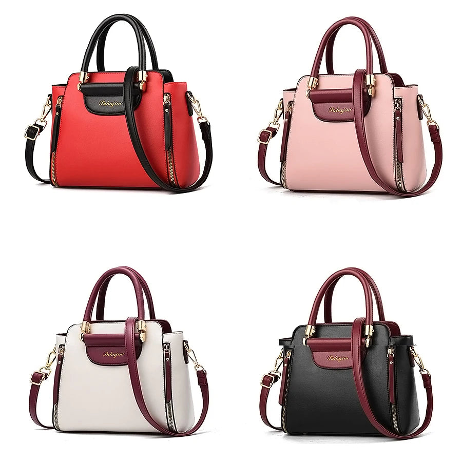 Women's bags 2023 new fashion women's bags hit color hand-held  bag Europeand the United States all-match shoulder messenger bag Vedee