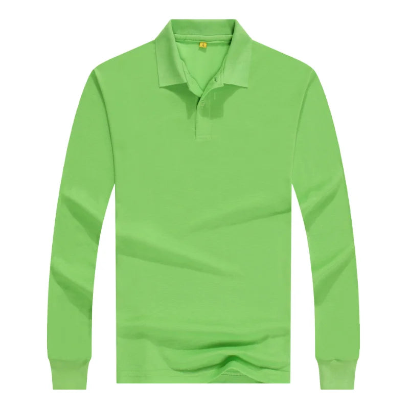 Various Colors Cheap Work Uniform Men's Long Sleeve Polo t Shirt For Advertising Vedee