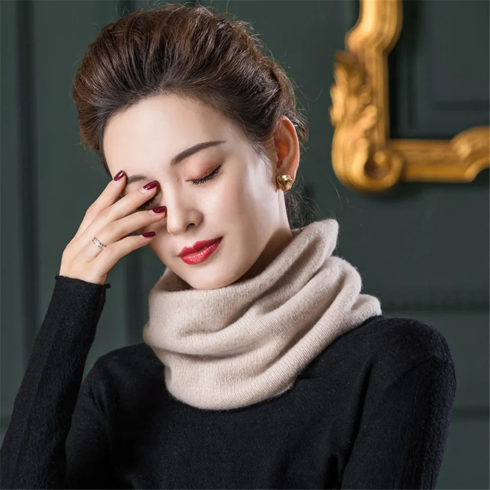 2022 Fashion Winter Scarf For Women Children Boy girl Scarf Thickened Wool Collar Scarves Neck Scarf Cotton Unisex Dropshipping Vedee