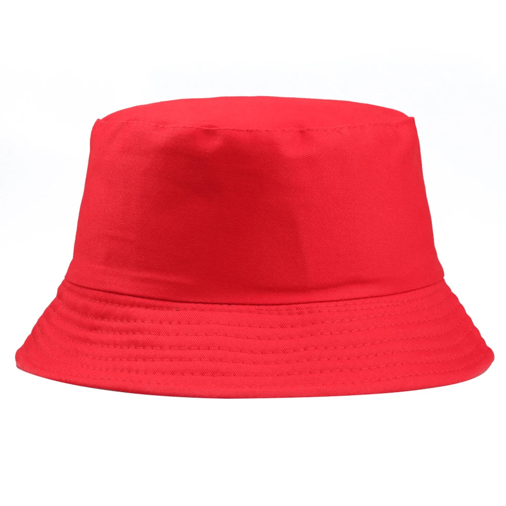 2022 new portable fashion sexy solid color folding fisherman sun hat outdoor men and women bucket cap multi-season cap Vedee