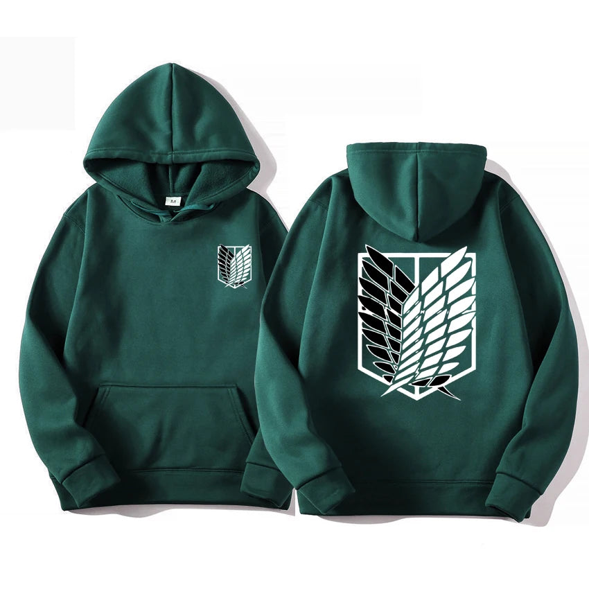 Attack on Titan Men's Hoodie Anime Hoodies Men Women Streetwear Pullover Harajuku Hoodies Sweatshirt Clothes Vedee