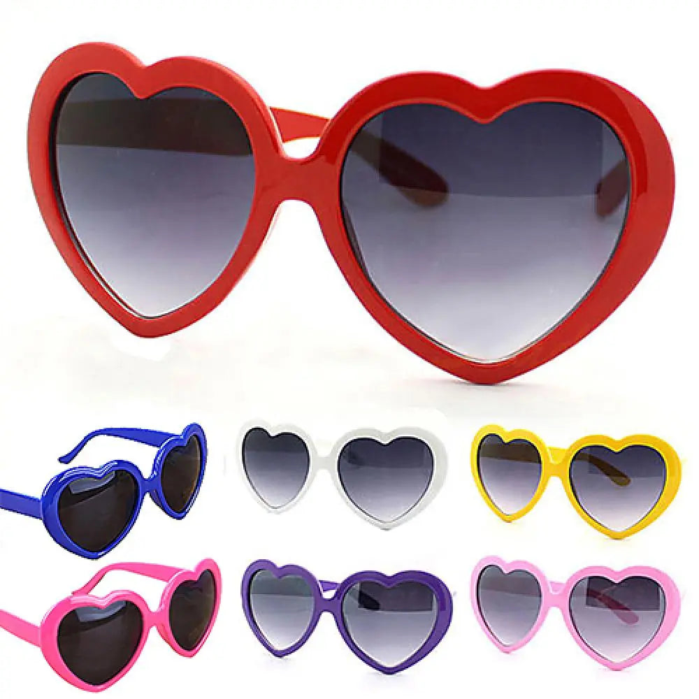 Funny Love Heart Shape Women's Sunglasses Fashion Summer Sunglasses Sun Glasses Gift for Men's Eyewear Vedee