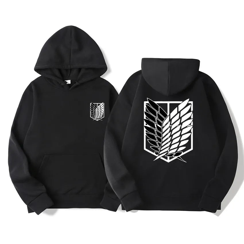 Attack on Titan Men's Hoodie Anime Hoodies Men Women Streetwear Pullover Harajuku Hoodies Sweatshirt Clothes Vedee