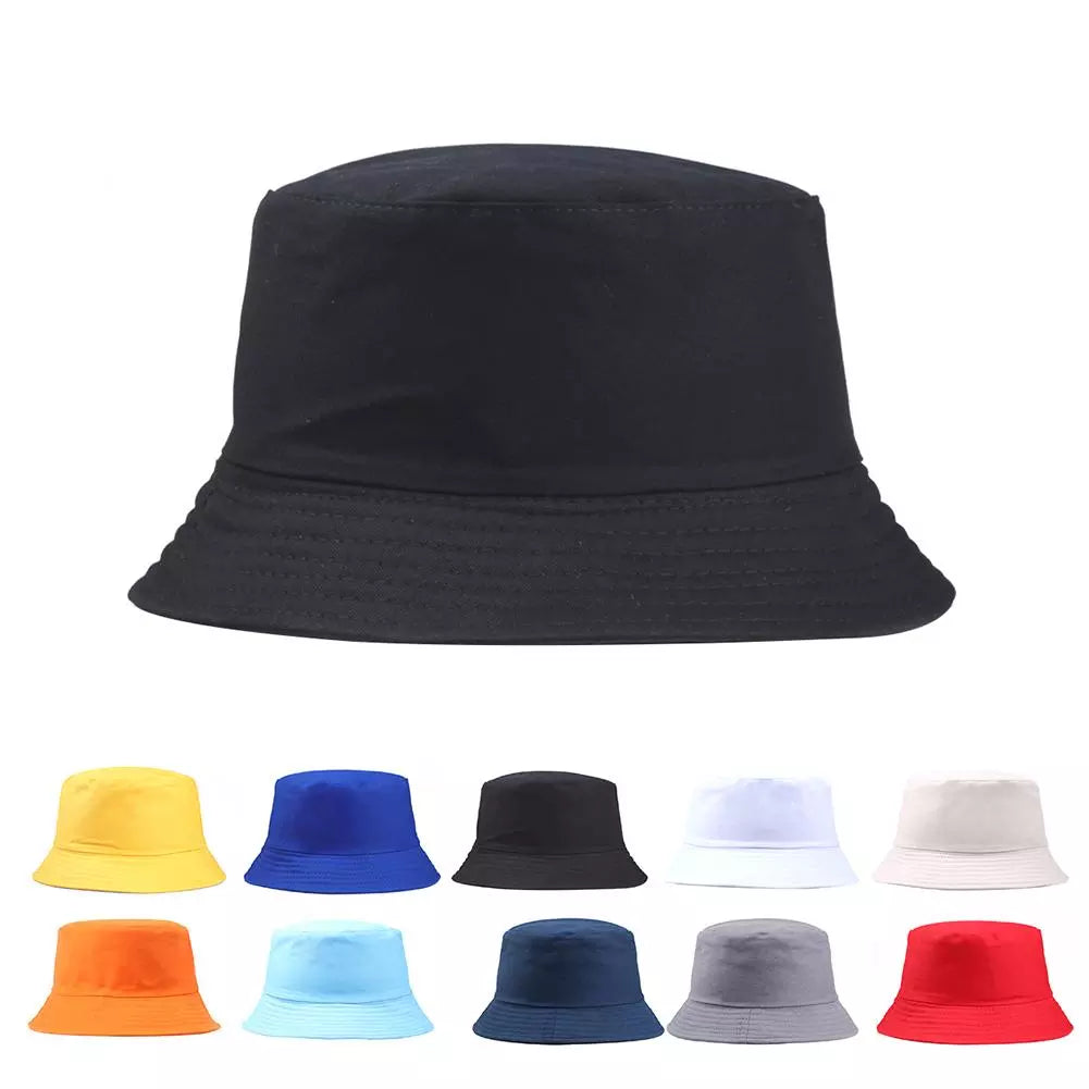 2022 new portable fashion sexy solid color folding fisherman sun hat outdoor men and women bucket cap multi-season cap Vedee