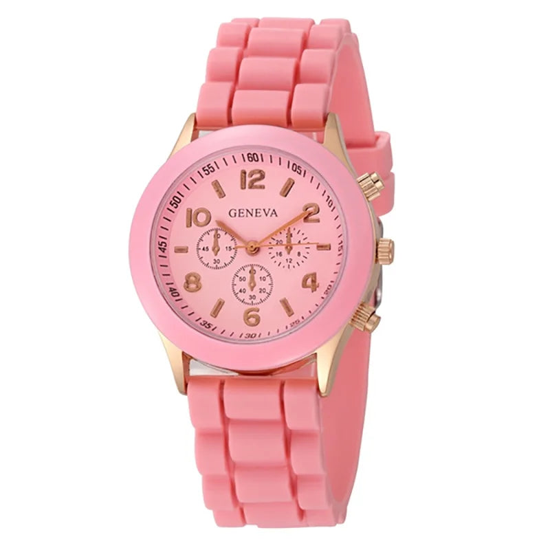 Women Watches 2023 New Fashion Luxury Brand Women's Watch Silicone Strap Quartz Wrist Watch For Female Relogio Feminino Zegarki Vedee