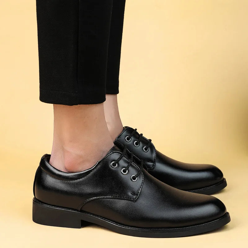 Men Business Shoe Formal Leather Shoe for Men Korean Version Casual Shoe Men Dress Shoe Zapato Para Hombres De Vestir Chaussure Vedee