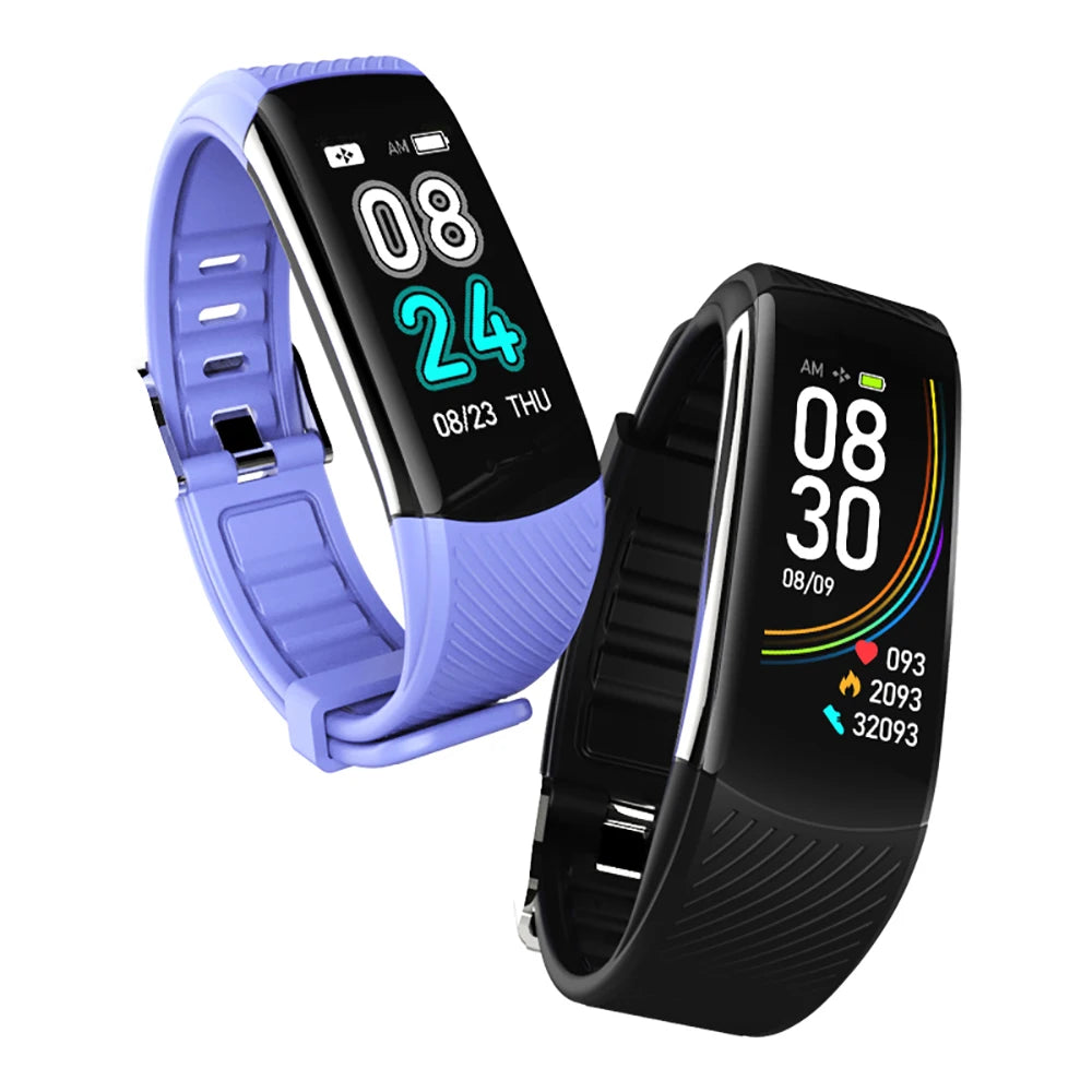 C6S Smart Bracelet Blood Pressure Health Monitoring Bluetooth Link Men and Women Sports Pedometer Smart Watch For Apple Android Vedee