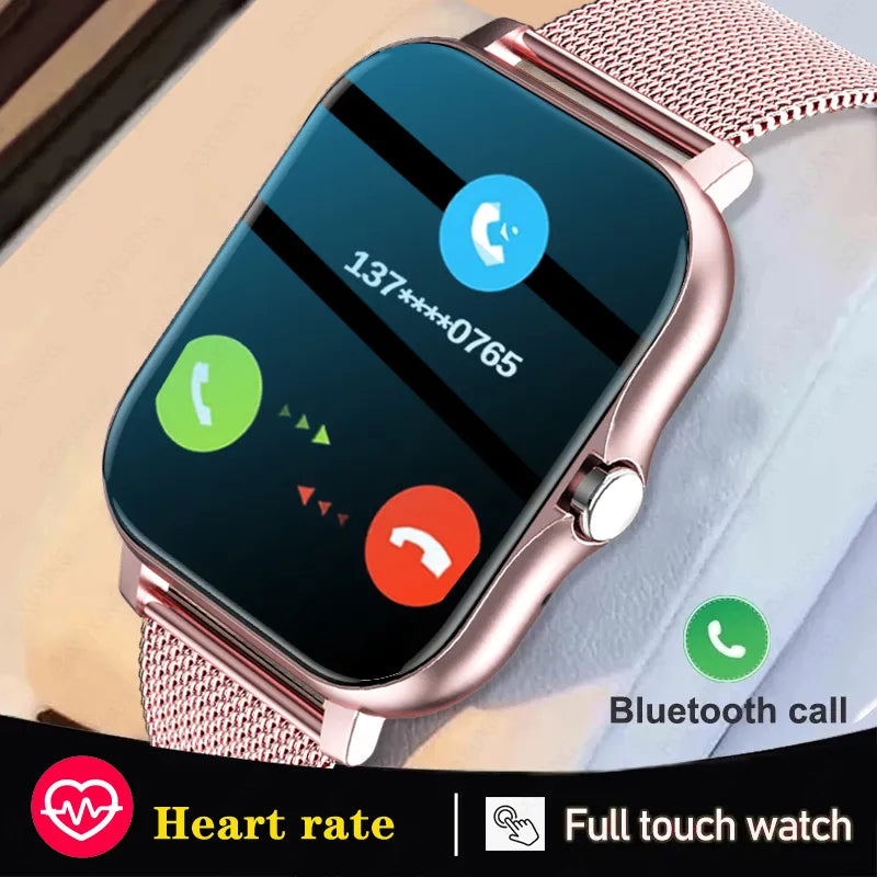 2023 New Smart Watch Women Bluetooth Call Watch Fitness Tracker Waterproof Sport Smart Clock Fashion Ladies Men Smartwatch Woman Vedee