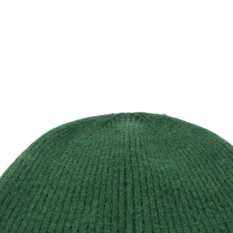 2023 New Winter Warm Women Beanie Hat Wool Knitted Hats Unisex Solid Color Fashion Street Hip Hop Caps Outdoor Sport Ski Cap Vedee