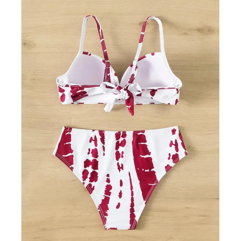 Sexy Print Bikinis 2024 Women's Swimwear Push Up Female Swimsuit Swimming Bathing Suits Brazilian Bikini Set Beachwear Bather Vedee