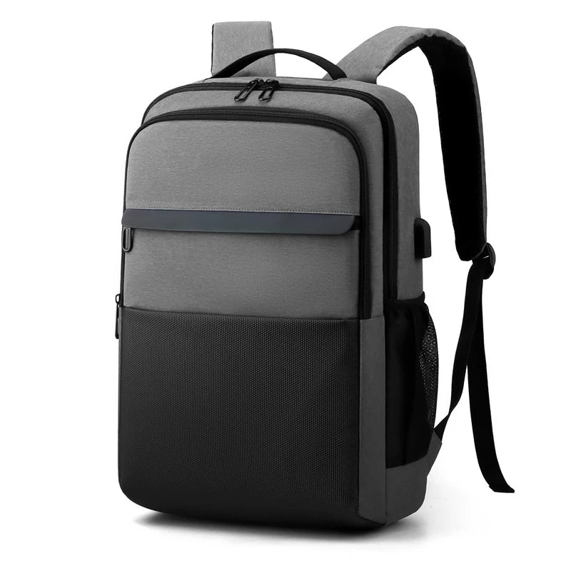 2023 New Men's Business Commuter Computer Bag Backpack Large Capacity Student Bag Portable USB Charging  Bags for Men Vedee