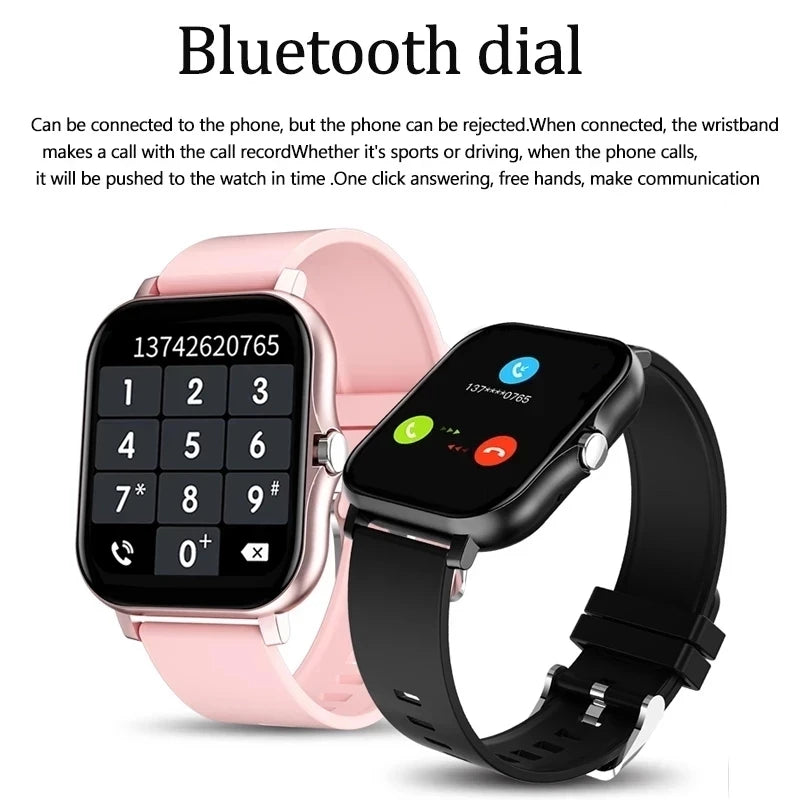 2023 New Smart Watch Women Fashion Bluetooth Call Watch Fitness Tracker Waterproof Sports Ladies Men Smartwatch For Android IOS Vedee