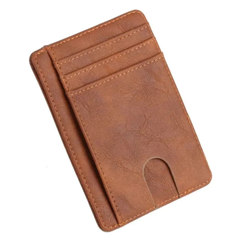 RFID Blocking Wallet Business Card Cover for Case Super Thin Men Leather Credit Card Holder Vedee