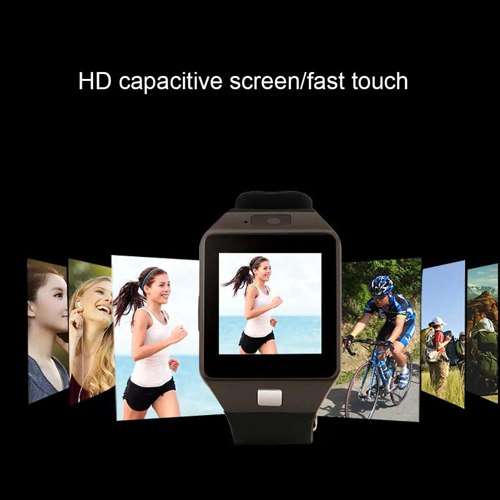 DZ09 1.56inch Bluetooth Smart Watch with Multi Language Touch Screen Watch Wristwatch Waterproof Sport Watch for Phone Vedee