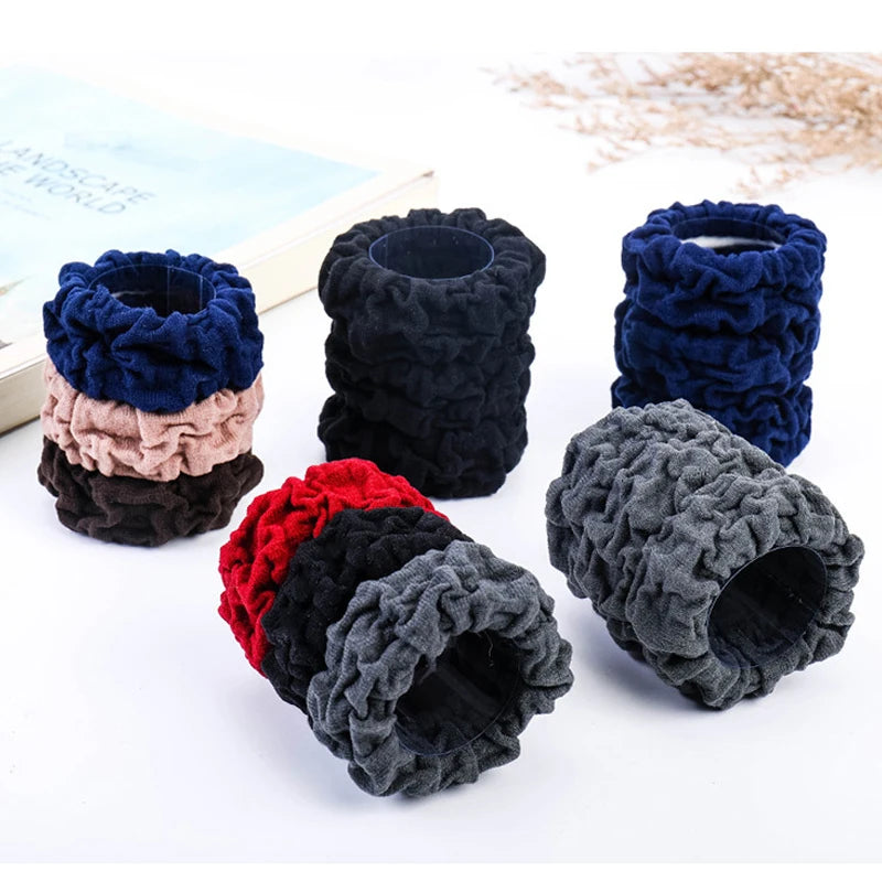 1/2/3 Pcs/Lot Wide Thick Elastic Hair Bands Solid Seamless Scrunchies Rubber Bands for Women Girls Hair Ties Ropes Accessories Vedee