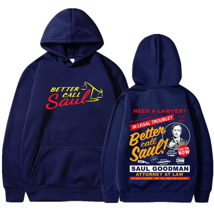 TV Show Fan Breaking Bad Graphic Hoodie Men's Loose Casual Pullover Better Call Saul Sweatshirt Men Women High Quality Hoodies Vedee