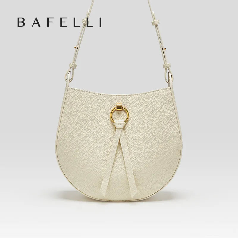 BAFELLI 2023 LUXURY BRAND NEW WOMEN'S BAG LEATHER SANDLE MESSAGE HANDBAG SHOULDER RETRO STYLE FASHION CROSSBODY VINTAGE Vedee