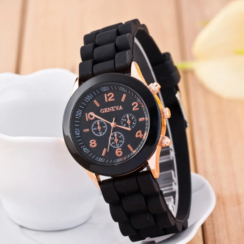 Women Watches 2023 New Fashion Luxury Brand Women's Watch Silicone Strap Quartz Wrist Watch For Female Relogio Feminino Zegarki Vedee