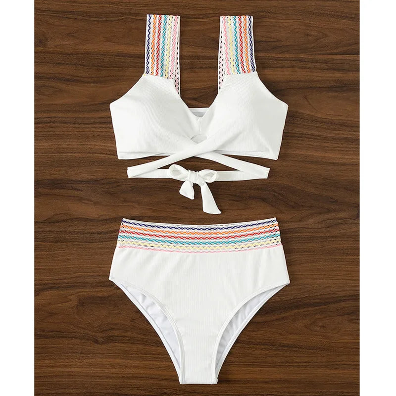 Sexy White Bikinis 2023 Women's Swimwear Push Up Female Swimsuit Swimming Bathing Suits Brazilian Bikini Set Beachwear Bather Vedee