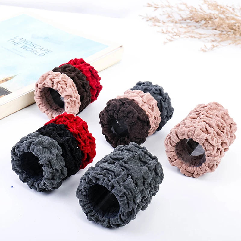 1/2/3 Pcs/Lot Wide Thick Elastic Hair Bands Solid Seamless Scrunchies Rubber Bands for Women Girls Hair Ties Ropes Accessories Vedee