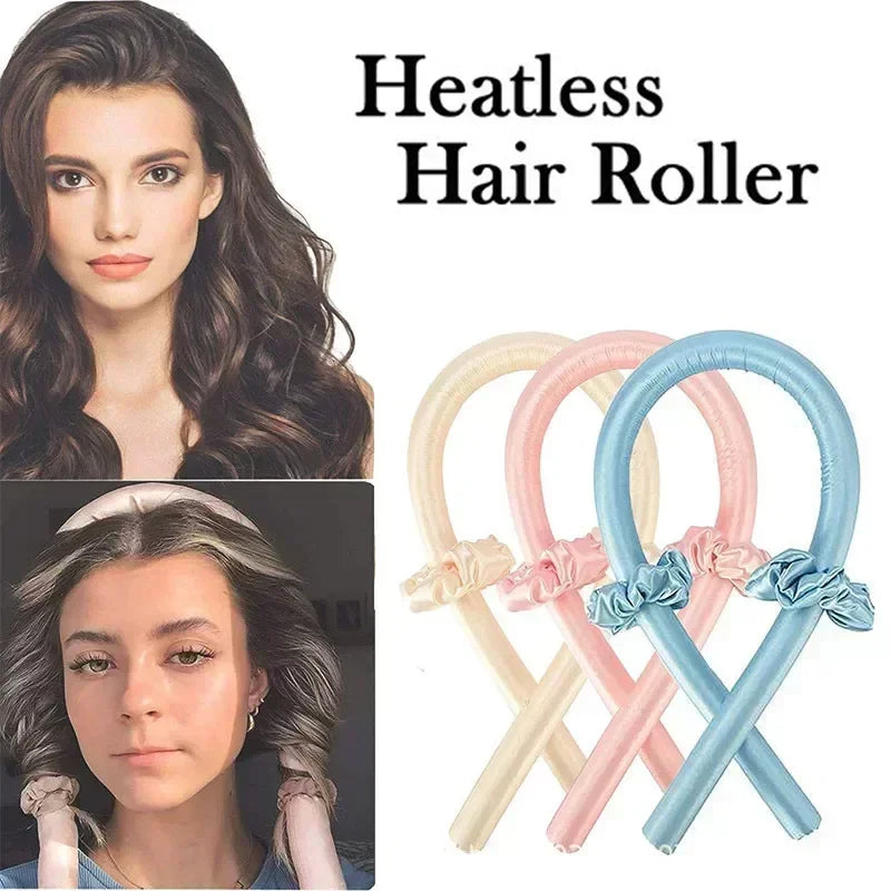 Woman Heatless Curling Rod Heatless Hair Curls Headband Make Hair Soft Shiny Hair Curler Hairdressing Tools Accessories Vedee