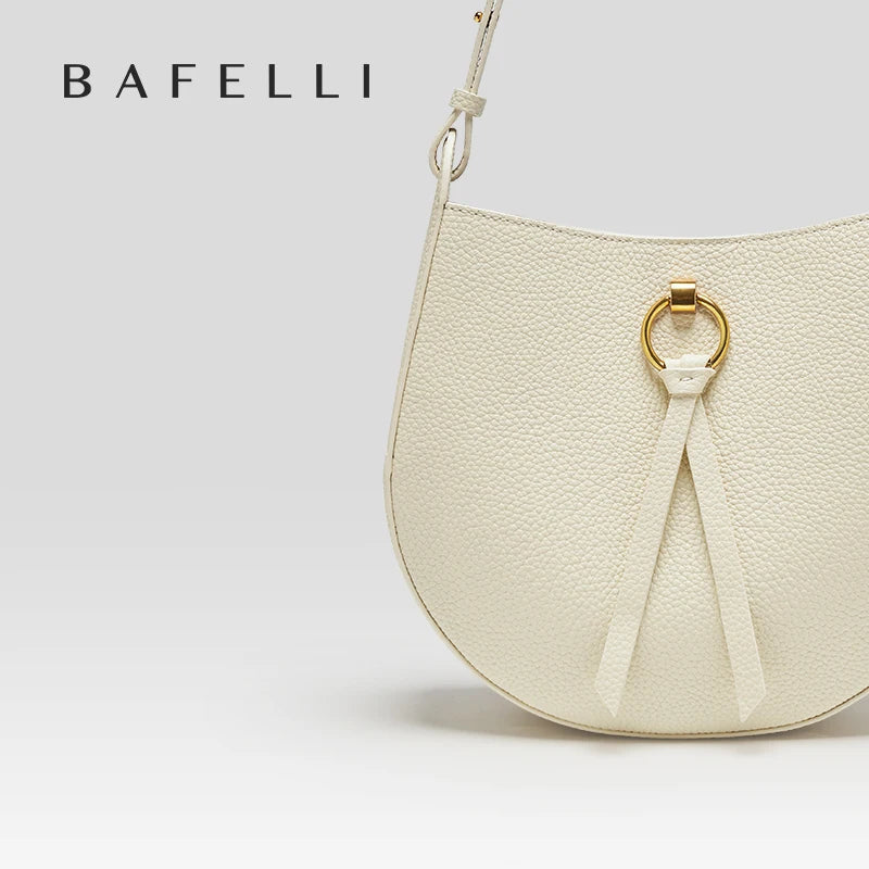 BAFELLI 2023 LUXURY BRAND NEW WOMEN'S BAG LEATHER SANDLE MESSAGE HANDBAG SHOULDER RETRO STYLE FASHION CROSSBODY VINTAGE Vedee