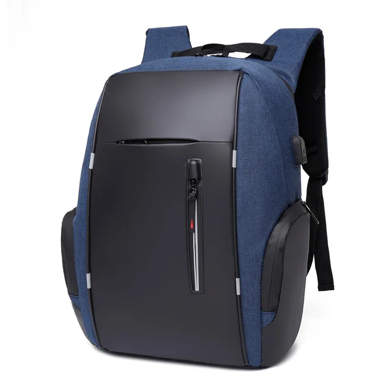 Men's Large Capacity Backpack Laptop Backpack Business Leisure Middle School Student Backpack with USB Charging Port Vedee