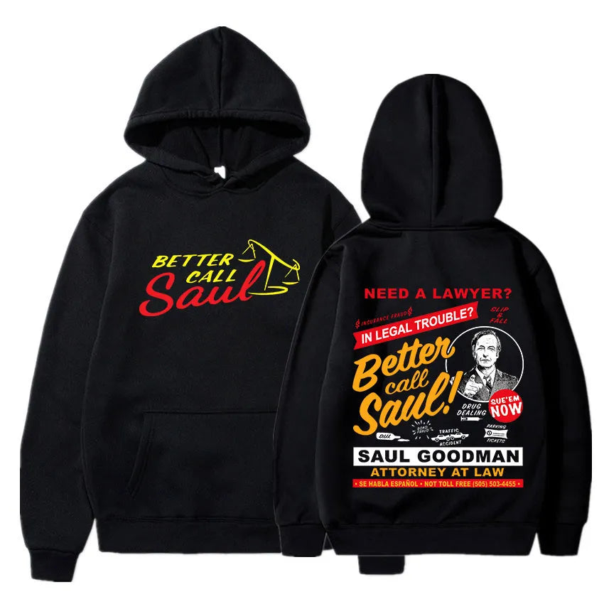 TV Show Fan Breaking Bad Graphic Hoodie Men's Loose Casual Pullover Better Call Saul Sweatshirt Men Women High Quality Hoodies Vedee