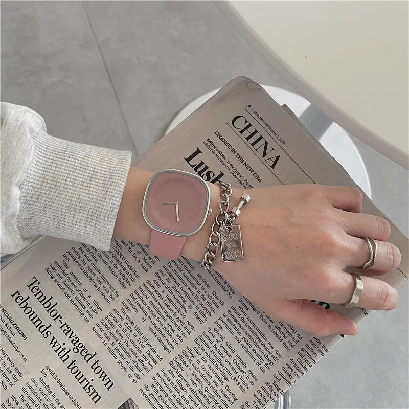 Brand Sport Women's Fashion Bracelets Watches Set Leather Belt Watch Women Student Female Quartz Wristwatches Gifts Montre Femme Vedee