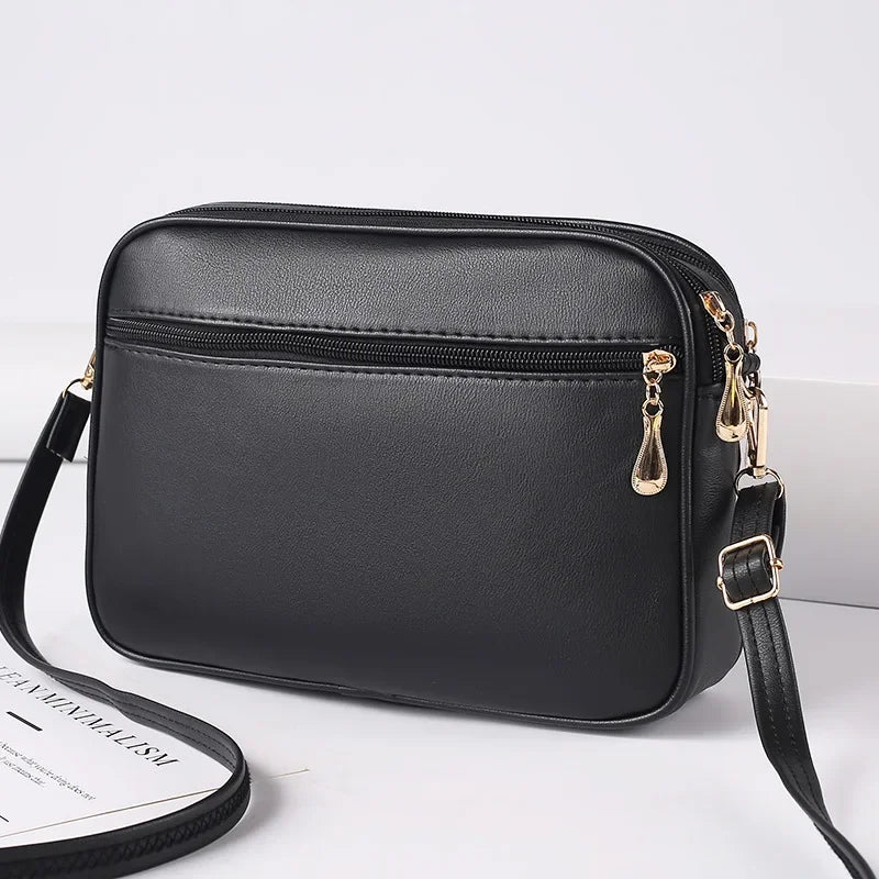 2023 New Crossbody Small Messenger Bag Simple and Advanced Fashion Ladies Shoulder Handbag Women's Lingge High Capacity Purse Vedee