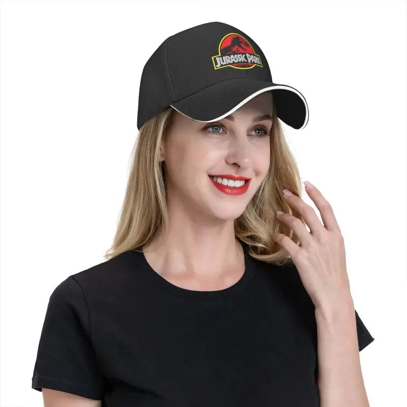 Fashion Jurassic Park Baseball Cap Men Women Custom Adjustable Adult Dinosaur World Dad Hat Outdoor Vedee