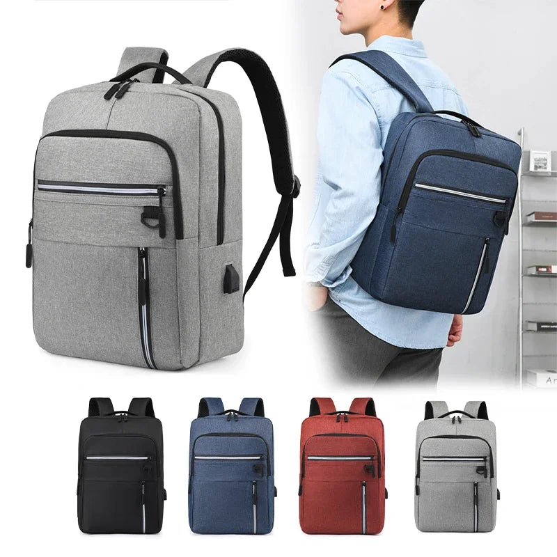 Backpack Men's Fashion Backpack Business Large Capacity Laptop Bag Leisure Bag Travel School Backpack for College Students Vedee