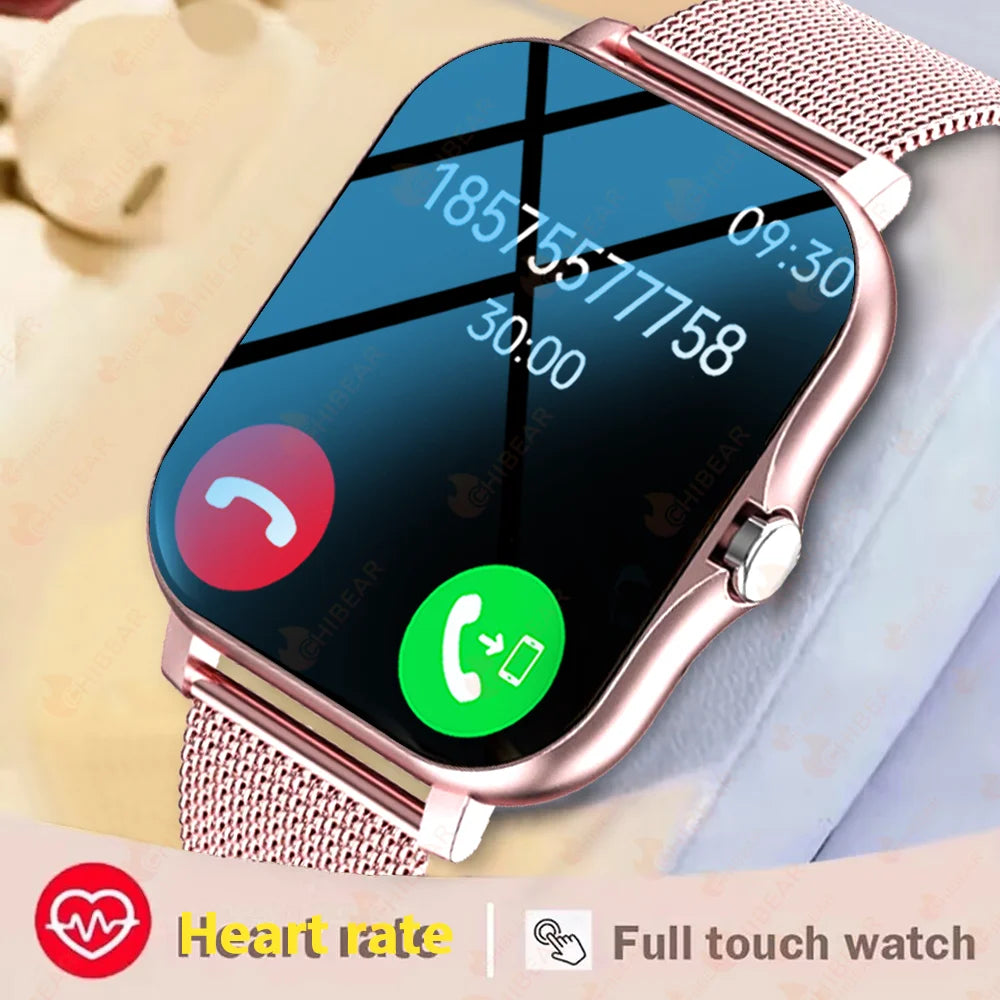 2024 Smart Watch For Men Women Gift 1.69' Full Touch Screen Sports Fitness Watches Bluetooth Calls Digital Smartwatch Wristwatch Vedee