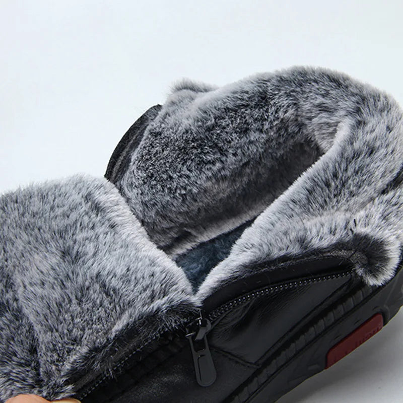 2023 Fashion Women Boots Plush Winter Women Shoes Causal Ankel Boots Antislip Fenmale Snow Boots Warm Fur Waterproof Plush Boots Vedee